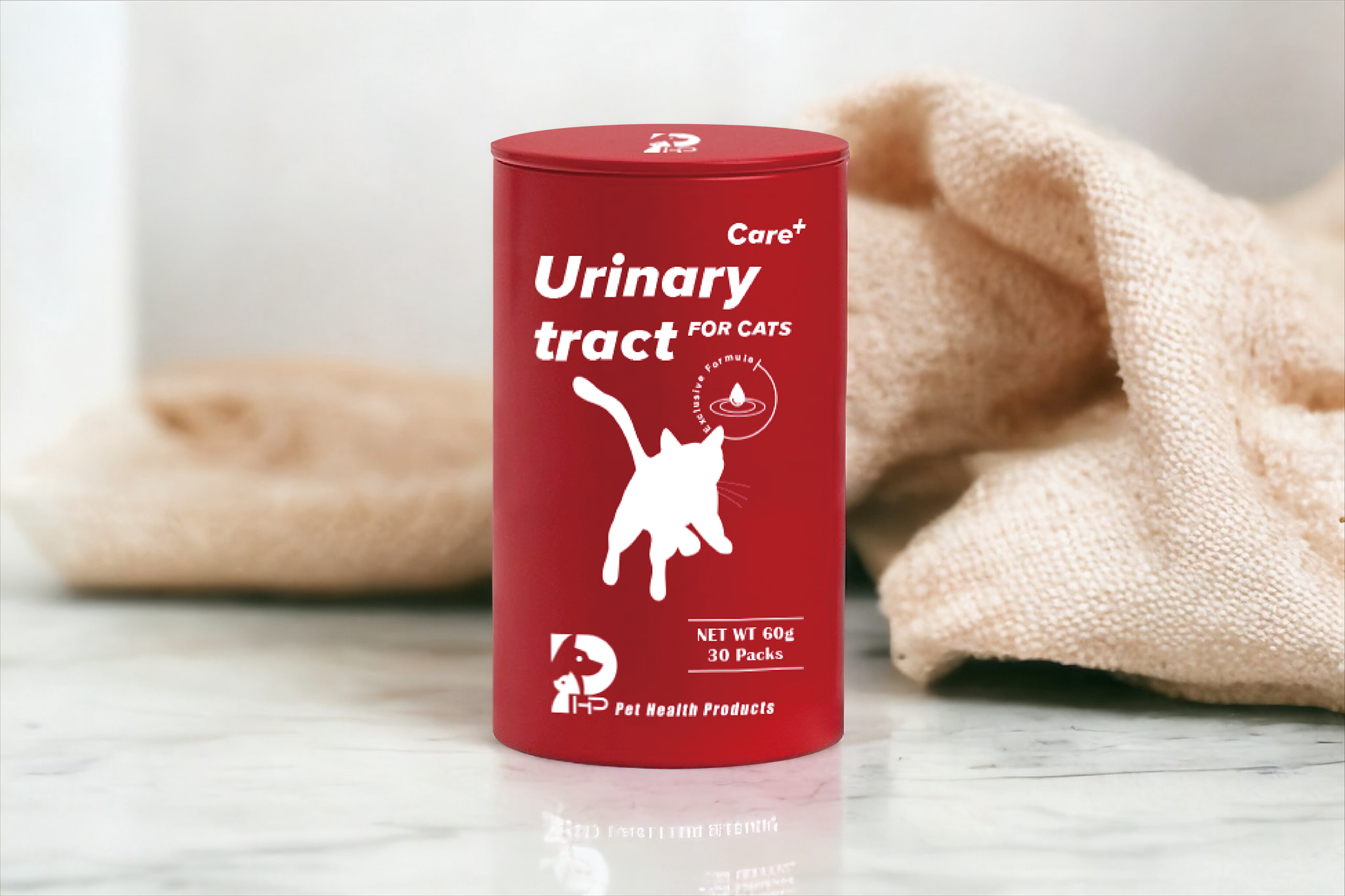 【PHP】Cat urinary tract health-selected patented extracts, urinary care probiotic strains