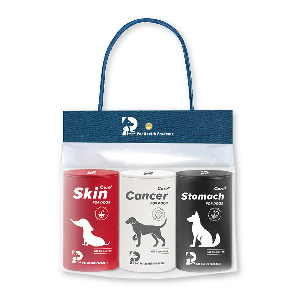 【PHP】Dog skin health care + dog cancer health care + dog gastrointestinal health care - three-in-one discount gift box