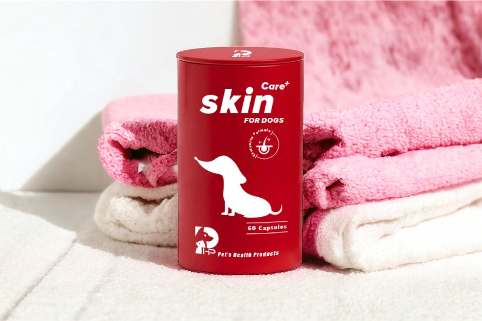 【PHP】Dog skin health-red algae extract (containing astaxanthin) + Japanese silk protein