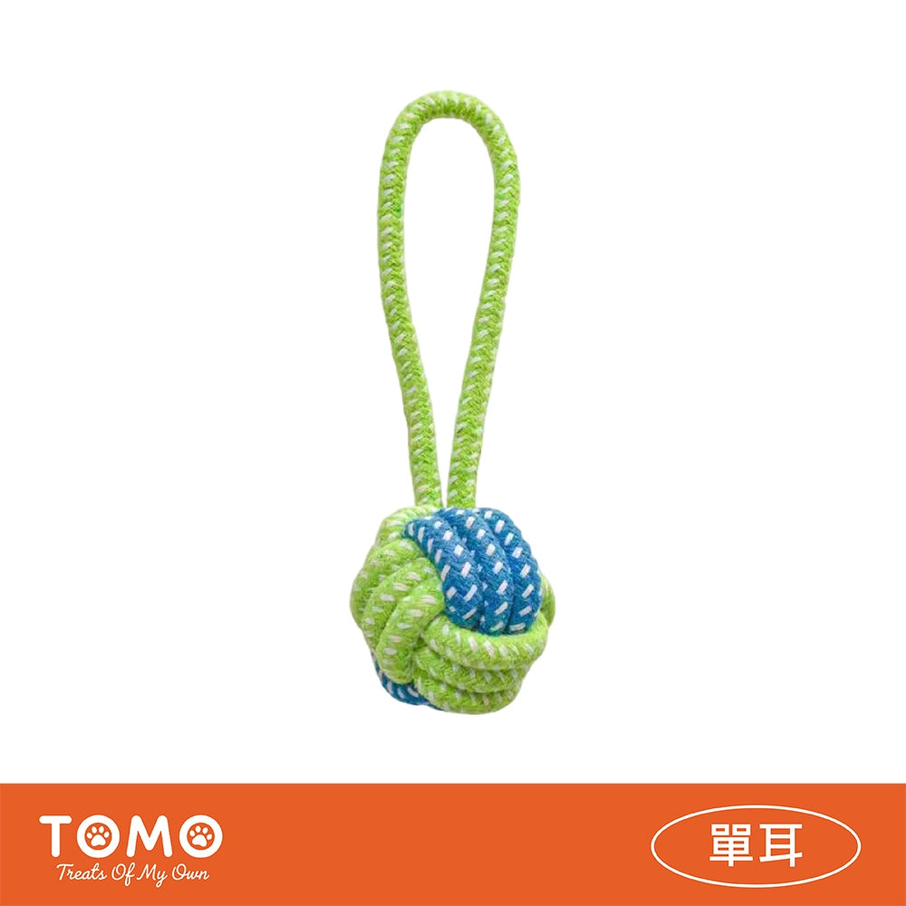 【TOMO】狗狗耐咬磨牙繩結玩具