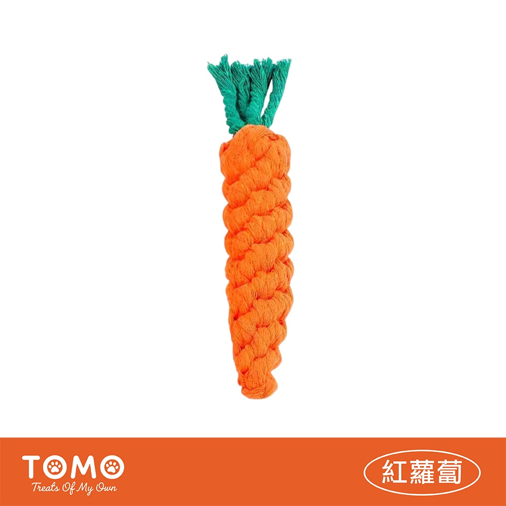 【TOMO】狗狗耐咬磨牙繩結玩具