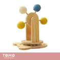 將圖片載入到圖庫檢視器中， 【TOMO】摩天輪劍麻球貓轉盤｜貓咪磨爪互動玩具
