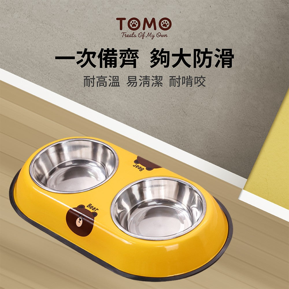 【TOMO】繽紛童趣寵物碗｜貓咪狗狗造型食盆
